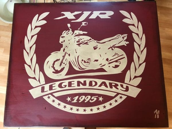 Wooden sign Elfen & Helden 60x50 XJR Legend #4