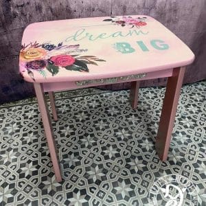 Children's writing/playing table Elfen & Helden with storage space "Dream Big"