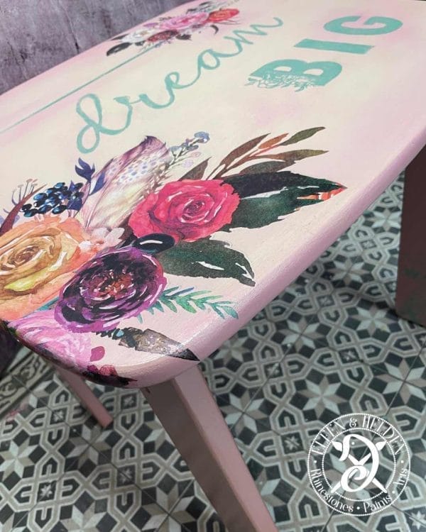 Children's writing/playing table Elfen & Helden with storage space "Dream Big" - Image 6