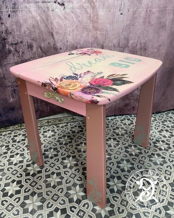Children's writing/playing table Elfen & Helden with storage space "Dream Big" - Image 3