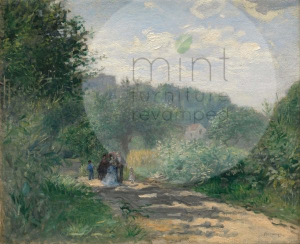 Mint by Michelle decoupage paper "Road to Louveciennes"