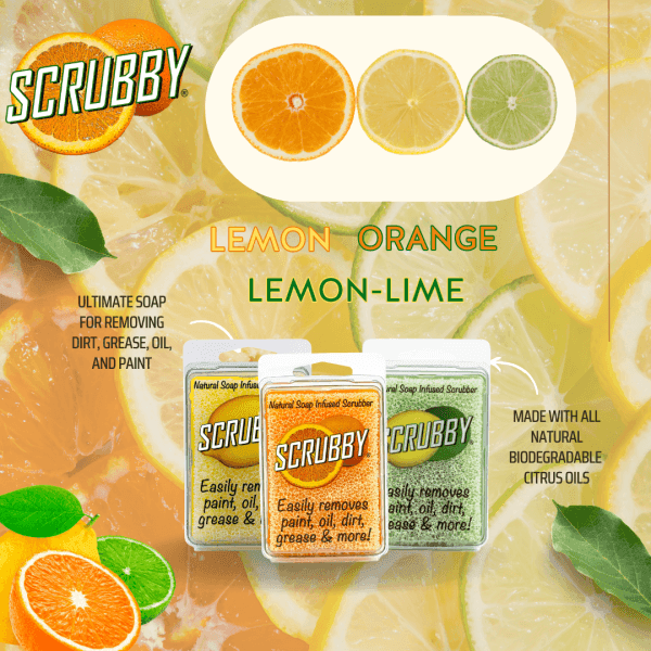 Scrubby Soap Cleaning Soap for Brushes