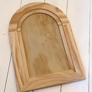 IOD Arched Wood Gallery 28cm x 40cm