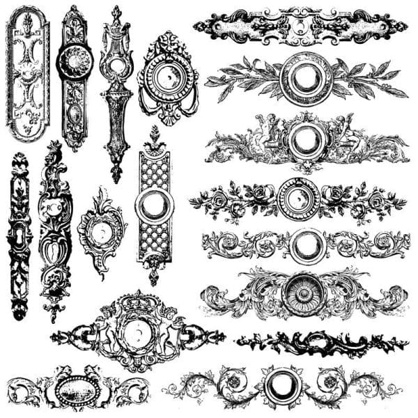 IOD Decor Stempel Backplates