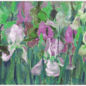 Belles & Whistles Rice Decoupage A1 Blooming Iris 59.4 x 84.1 cm
