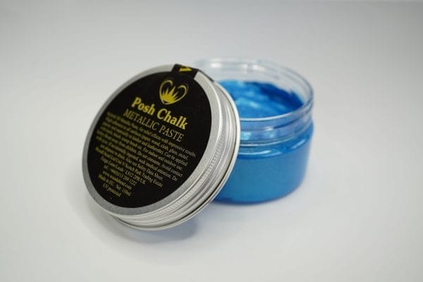 Posh Chalk Metallic Paste - Blue Fhthalo - Image 4