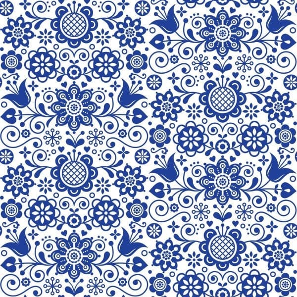 Belles & Whistles Rice Decoupage Blue Glass Ornate 3 sheets à 30 x 30cm