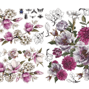 Belles & Whistles Transfer Bud & Branches 61 x 81 cm
