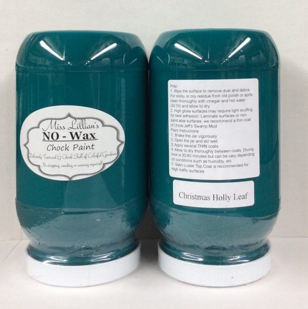 Miss Lillian's NO WAX Chock Paint Christmas Holly