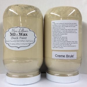 Miss Lillian's NO WAX Chock Paint Creme Brule