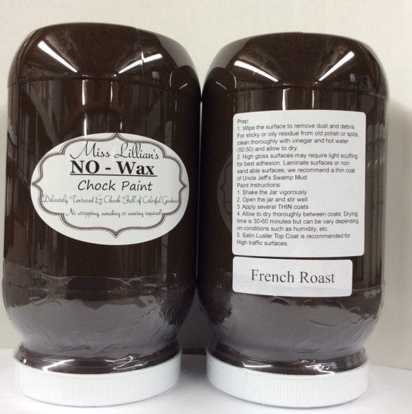 Miss Lillian's NO WAX Chock Paint French Roast