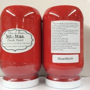 Miss Lillian's NO WAX Chock Paint Heartthrob