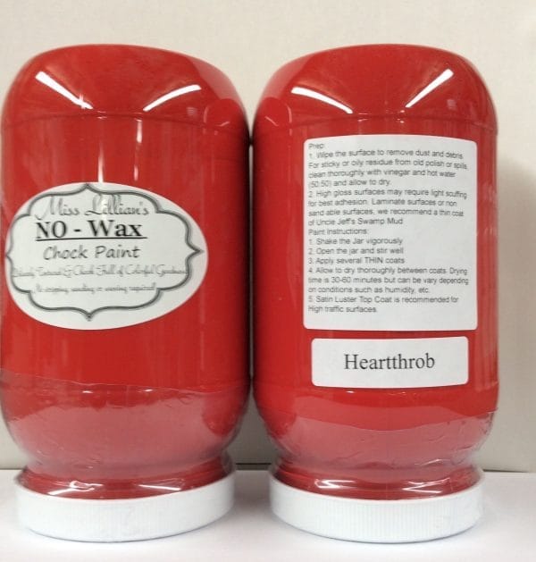 Miss Lillian's NO WAX Chock Paint Heartthrob