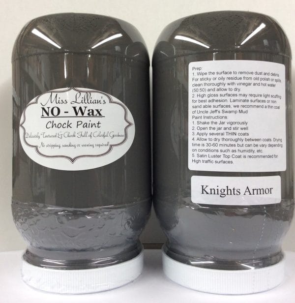 Miss Lillian's NO WAX Chock Paint Knight's Armor