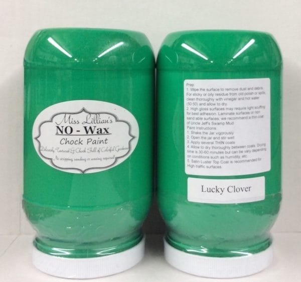 Miss Lillian's NO WAX Chock Paint Lucky Clover