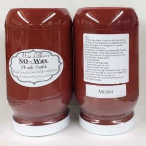 Miss Lillian's NO WAX Chock Paint Merlot