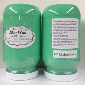 Miss Lillian's NO WAX Chock Paint Ol Kitchen Green
