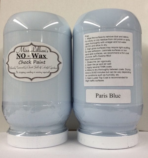 Miss Lillian's NO WAX Chock Paint Paris Blue