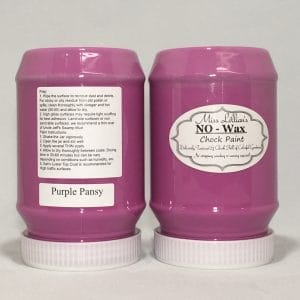 Miss Lillian's NO WAX Chock Paint Purple Pansy