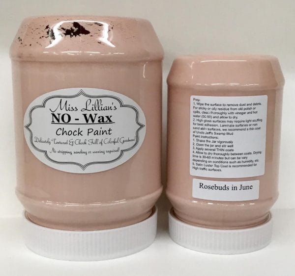 Miss Lillian's NO WAX Chock Paint Rosebuds in June