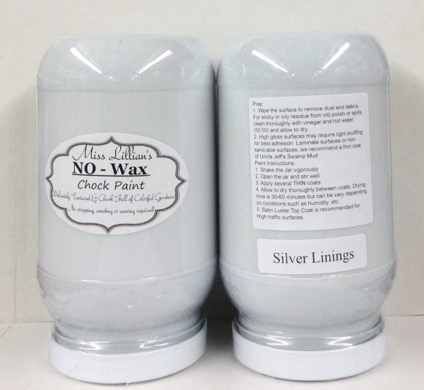 Miss Lillian's NO WAX Chock Paint Silver Linings