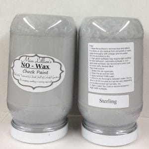 Miss Lillian's NO WAX Chock Paint Sterling