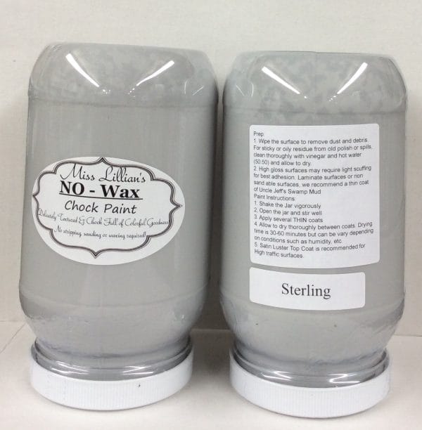 Miss Lillian's NO WAX Chock Paint Sterling