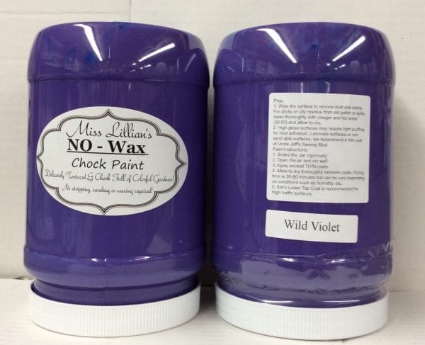 Miss Lillian's NO WAX Chock Paint Wild Violet