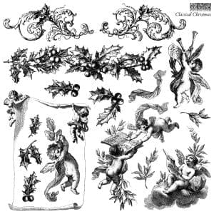 IOD Decor Stamp Classical Christmas
