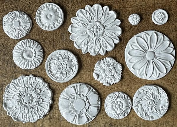 IOD Decor Mould Rosettes - Image 2