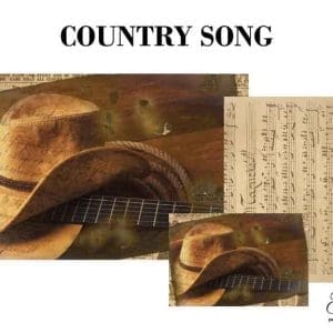 Grace on Design decoupage paper "Country Song" set of 3