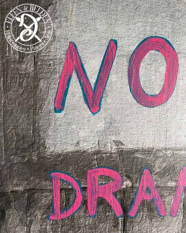Canvas picture Motivation - Bruce No Drama Lama - landscape format 80 x 60 cm - Image 5
