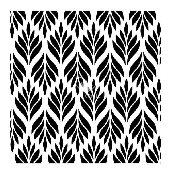 Posh Chalk stencil Evergreen 50x50cm