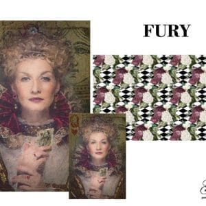 Grace on Design decoupage paper "Fury" set of 3
