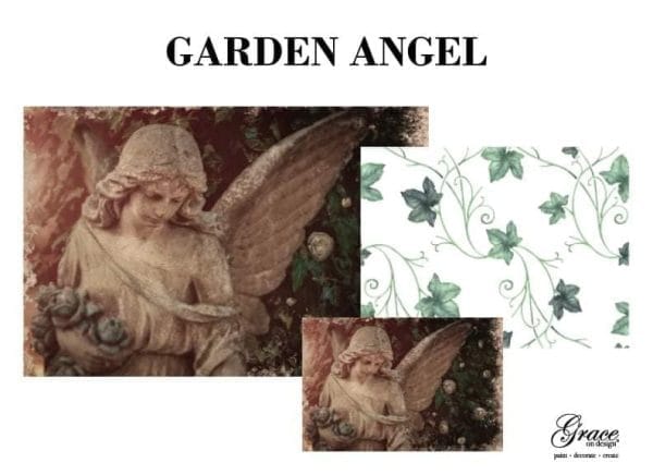 Grace on Design decoupage paper "Garden Angel" set of 3