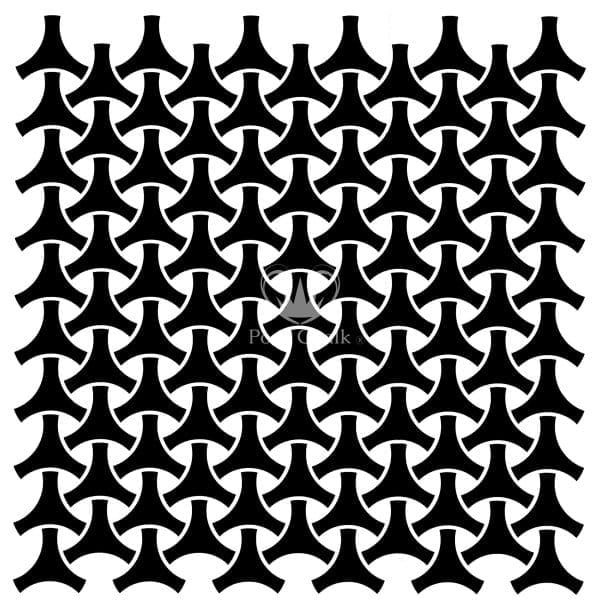 Posh Chalk Schablone Geo Weave 50x50cm