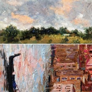 Belles & Whistles Rice Decoupage A1 Gondola and Landscape 59.4 x 84.1 cm