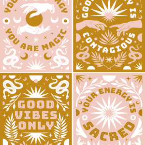 Belles & Whistles Tissue Decoupage A1 Good Vibes 50.8 x 76.2 cm