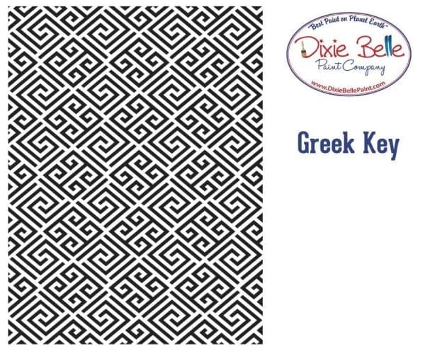 Belles and Whistles Greek Key stencil 40x50cm - non-adhesive - reusable