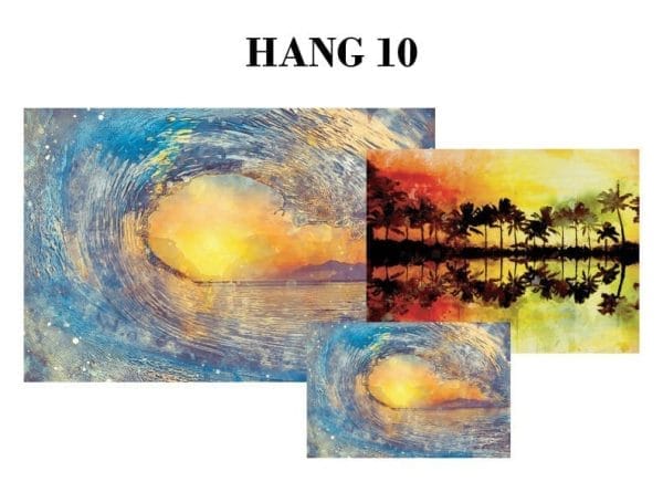 Grace on Design Decoupage Papier "Hang 10" 3er Set