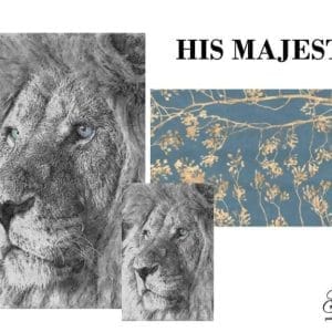 Grace on Design decoupage paper "His Majesty" set of 3