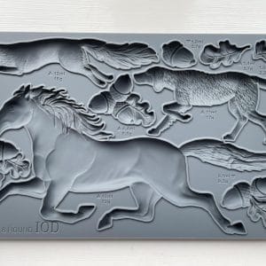 IOD Decor Mould Horse & Hound