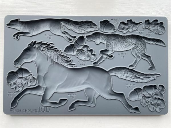 IOD Decor Mould Horse & Hound