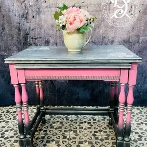 Side table set Elfen & Helden "Bohemian Wedding" - Hand-painted, solid wood, unique