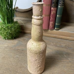 Candlestick Elfen & Helden "Cheers Mossy Apricot" Vintage - hand-painted - unique