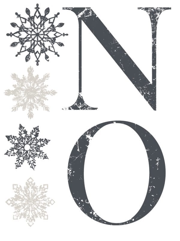 IOD Paint Inlays NOEL 12 x 16 inch Block - Image 9