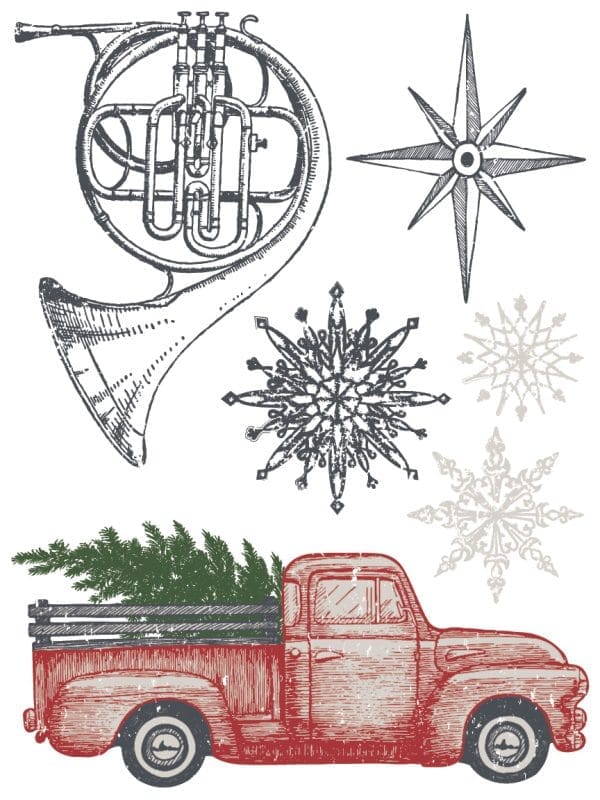 IOD Paint Inlays NOEL 12 x 16 inch Block - Image 4