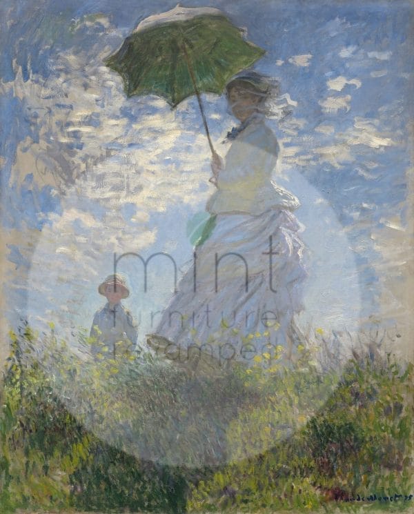 Mint by Michelle decoupage paper "Lady With A Parasol"