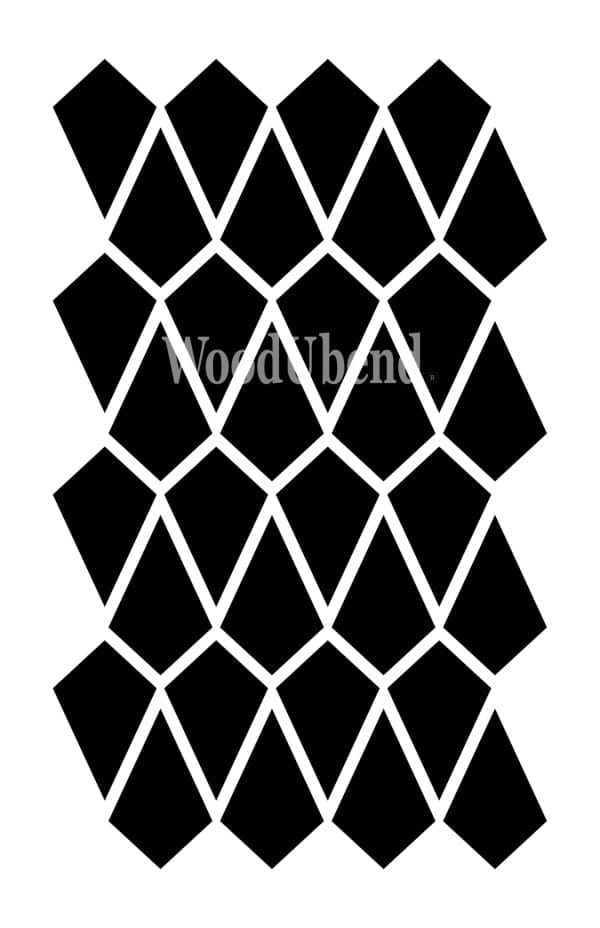 Posh Chalk Schablone LATTICE 19,5 x 30cm