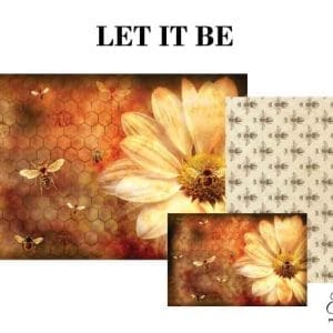 Grace on Design decoupage paper "Let it Bee" set of 3